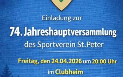 74 . Jahreshauptversammlung